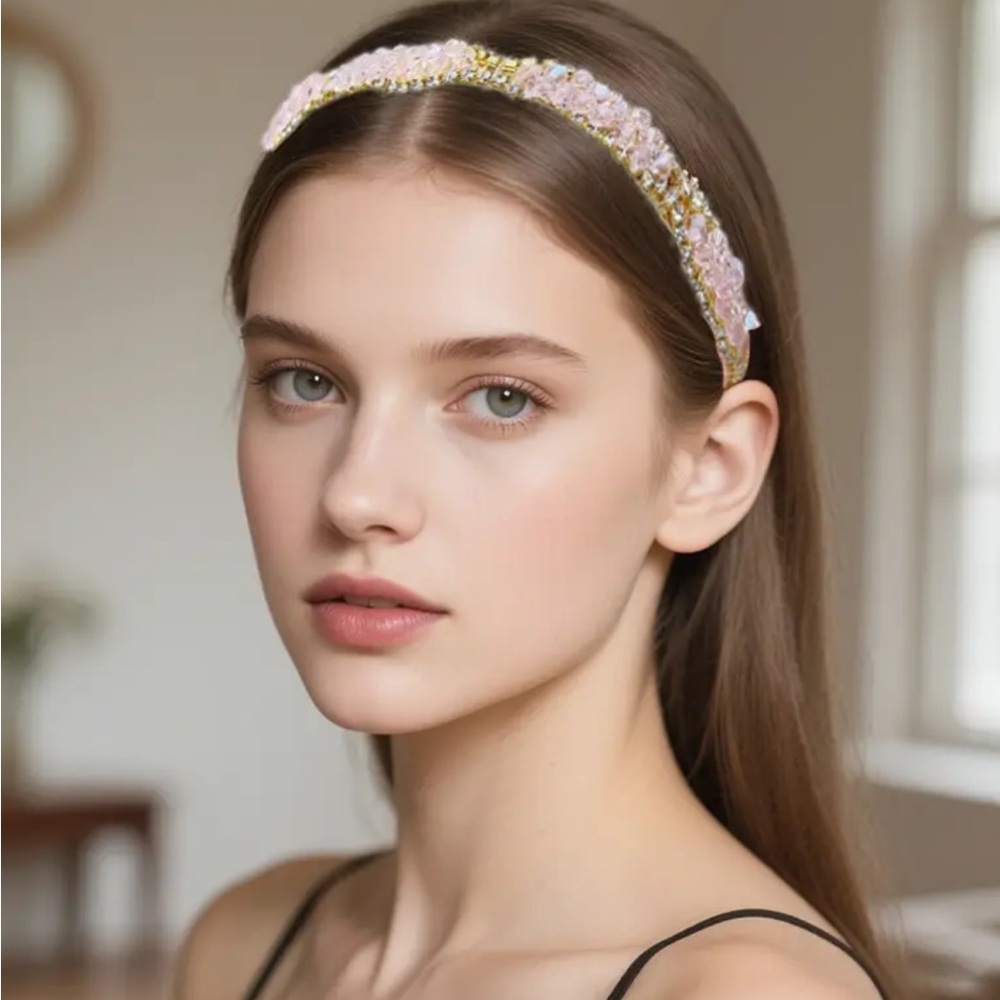 💖 3/$30 💖 Crystal & Rhinestone Embellished Headbands - Picture 3 of 6